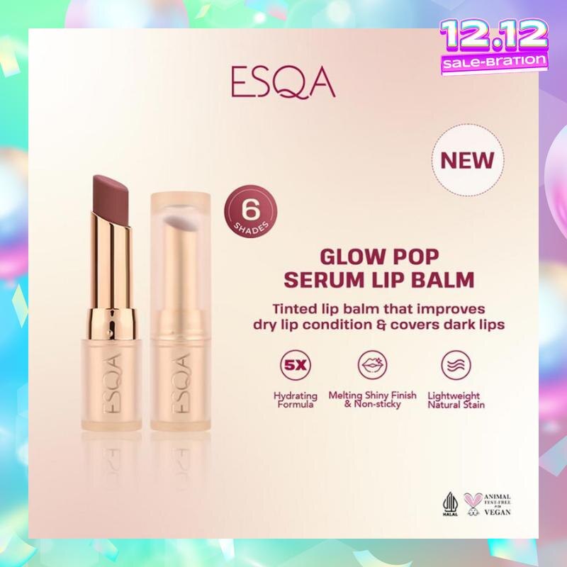 Esqa Glow Pop Serum Lip Balm Classic Muse 3g