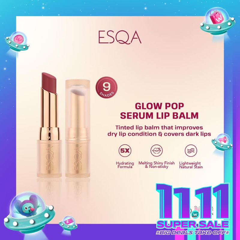 Esqa Glow Pop Serum Lip Balm Classic Muse 3g