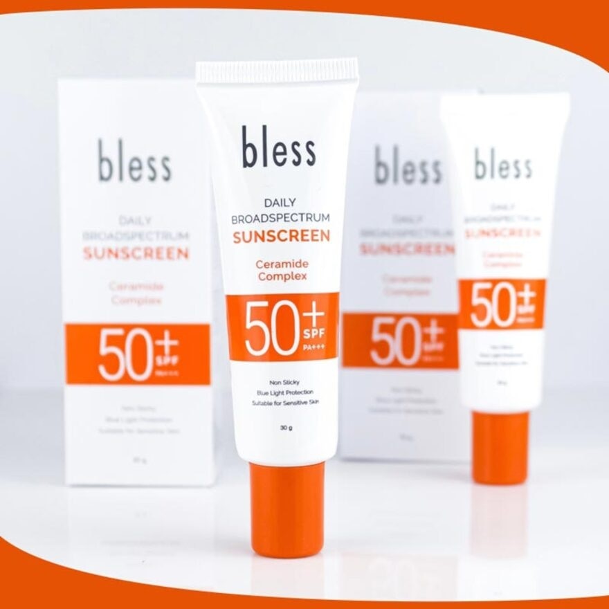 Bless Daily Broadspectrum Sunscreen SPF50 30g