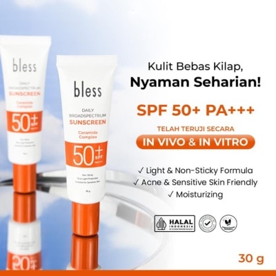 BLESS Bless Daily Broadspectrum Sunscreen SPF50 30g