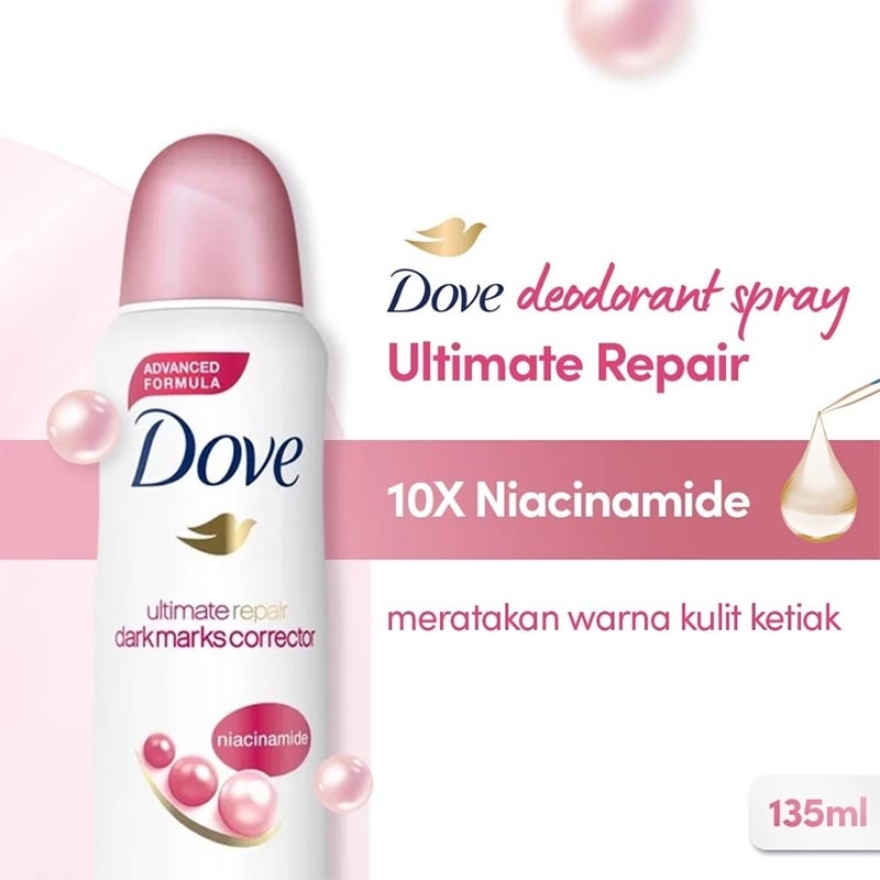 Women Antiperspirant DEODORANT SPRAY Ultimate Repair Fresh Lily 135ml