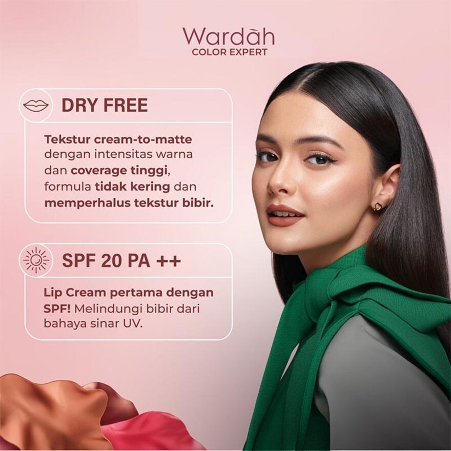 Wardah Matte Lip Cream 26 Pink-A-Boo 4g