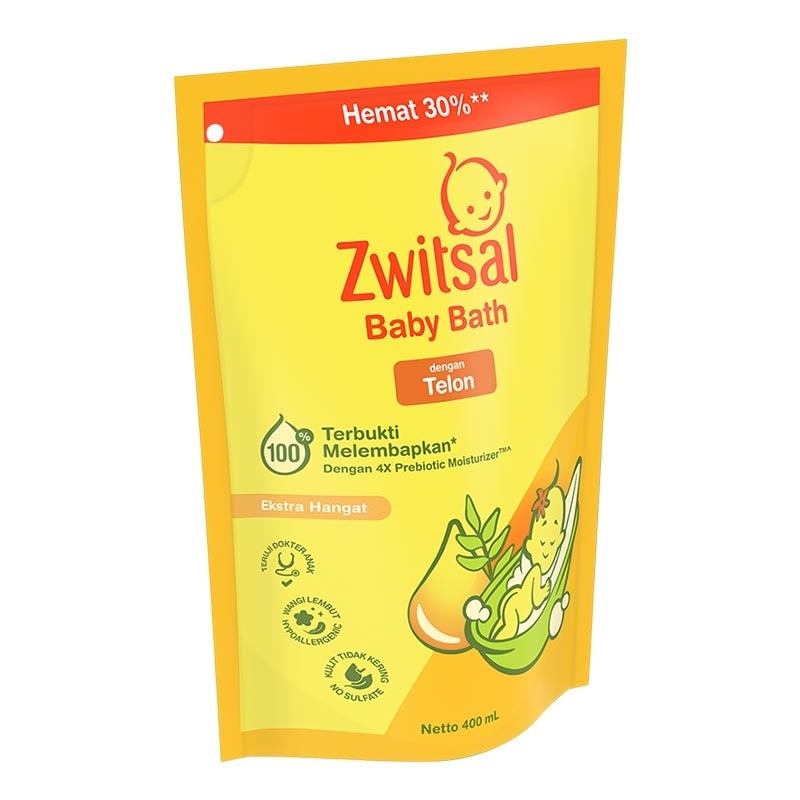 Zwitsal Baby Bath Telon Pouch 400ml