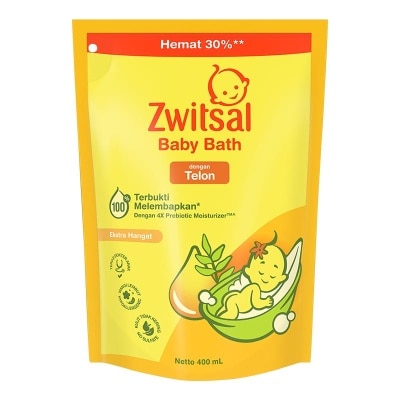 ZWITSAL Zwitsal Baby Bath Telon Pouch 400ml