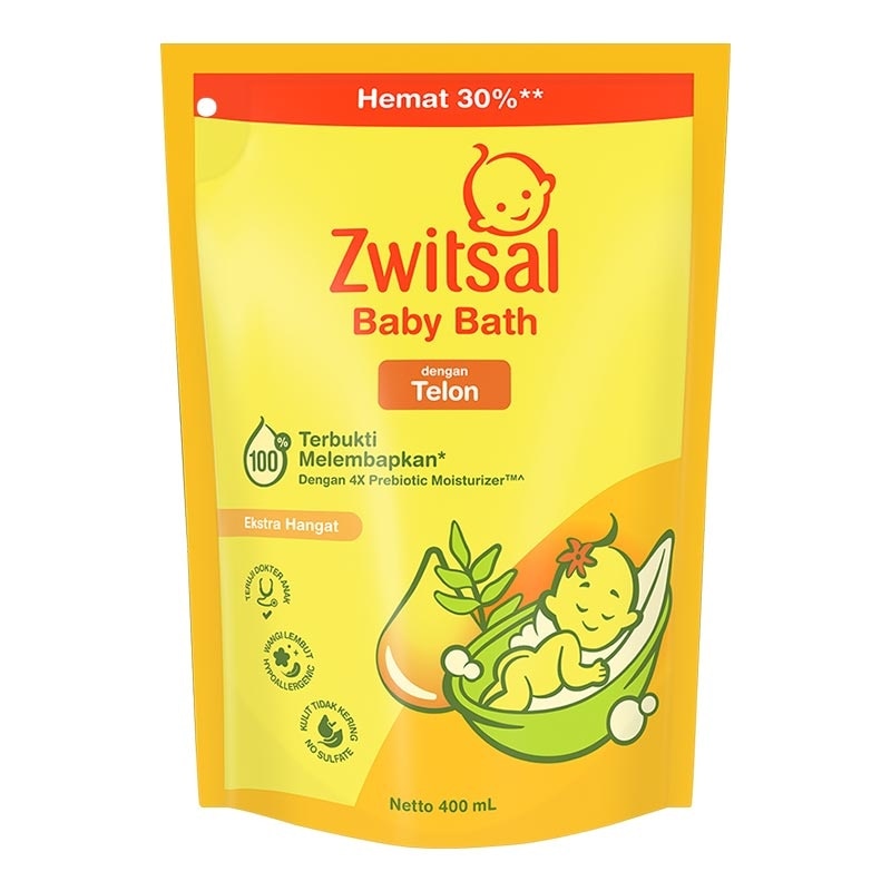 Zwitsal Baby Bath Telon Pouch 400ml