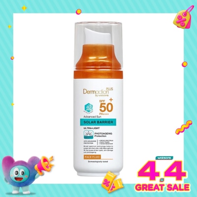 DERMACTION PLUS - Advanced Sun Solar Barrier Face Fluid SPF50+ PA++++ 50ml