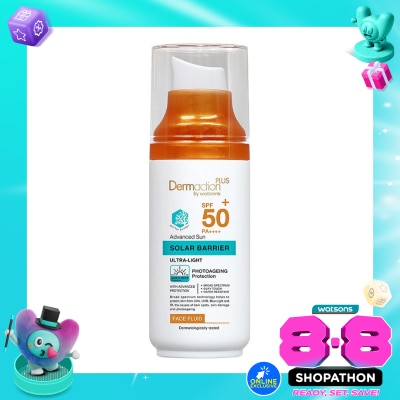 DERMACTION PLUS - Advanced Sun Solar Barrier Face Fluid SPF50+ PA++++ 50ml image
