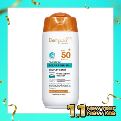 DERMACTION PLUS Advanced Sun Solar Barrier Face & Body Lotion SPF50+ PA++++ 150ml