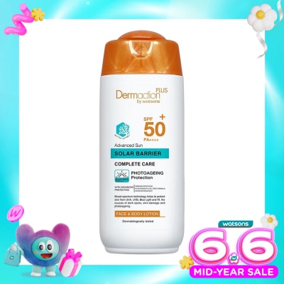DERMACTION PLUS - Advanced Sun Solar Barrier Face & Body Lotion SPF50+ PA++++ 150ml