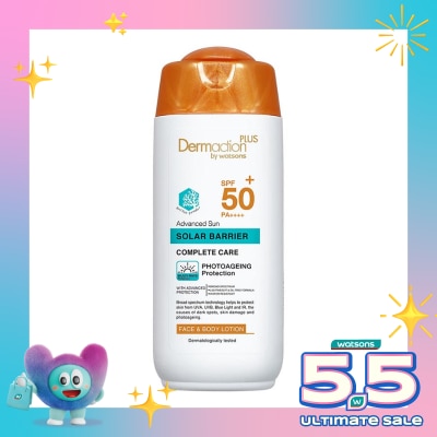 DERMACTION PLUS - Advanced Sun Solar Barrier Face & Body Lotion SPF50+ PA++++ 150ml