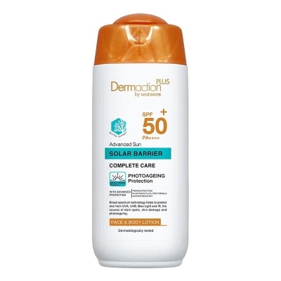 DERMACTION PLUS Dermaction Plus by Watsons Advanced Sun Solar Barrier Face & Body Lotion SPF50+ PA++++ 150ml