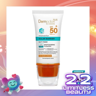 DERMACTION PLUS Advanced Sun Solar Barrier CC Nude Cream SPF50+ PA++++ 40ml