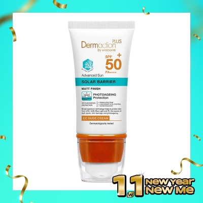 DERMACTION PLUS Advanced Sun Solar Barrier CC Nude Cream SPF50+ PA++++ 40ml