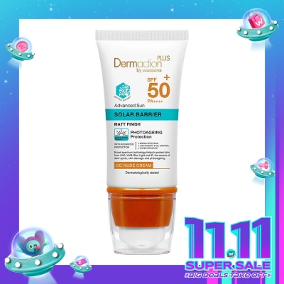 DERMACTION PLUS Advanced Sun Solar Barrier CC Nude Cream SPF50+ PA++++ 40ml