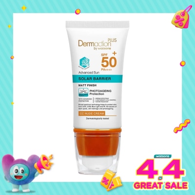 DERMACTION PLUS - Advanced Sun Solar Barrier CC Nude Cream SPF50+ PA++++ 40ml