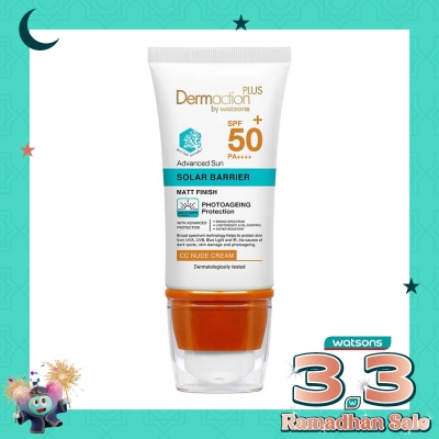 DERMACTION PLUS Advanced Sun Solar Barrier CC Nude Cream SPF50+ PA++++ 40ml