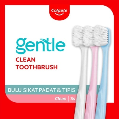 COLGATE Colgate Toothbrush Gentle Clean 3's