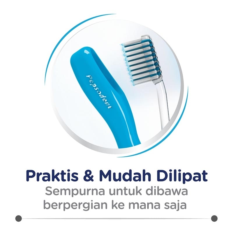 Pepsodent Sikat Gigi Lipat Travel
