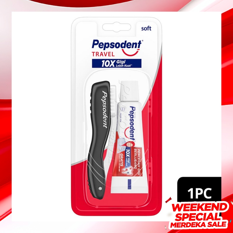 Pepsodent Sikat Gigi Lipat Travel