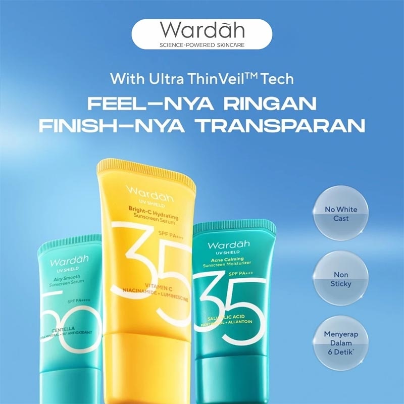 UV Shield Acne Calming Sunscreen Serum SPF 50 PA++++ 25ml