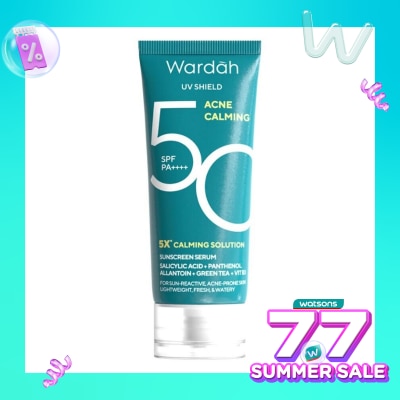 WARDAH Wardah UV Shield Acne Calming Sunscreen Serum SPF50 PA+ 40ml