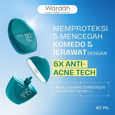 Wardah UV Shield Acne Calming Sunscreen Serum SPF 50 PA++++ 40ml