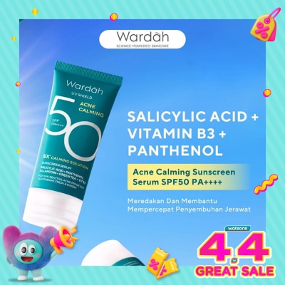 WARDAH - Wardah UV Shield Acne Calming Sunscreen Serum SPF50 PA+ 40ml