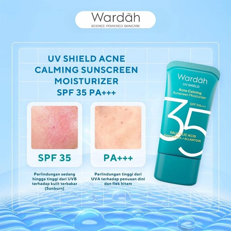 UV Shield Acne Calming Sunscreen Moisturizer SPF 35 PA+++ 35ml