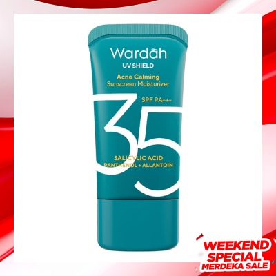 WARDAH Wardah UV Shield Acne Calming Sunscreen Moisturizer SPF35 PA+++ 35ml