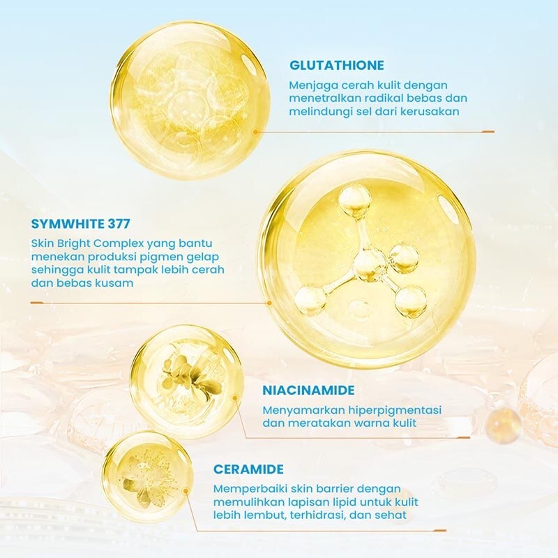 Hanasui Brightening Body Serum Sunshine Glow 180ml