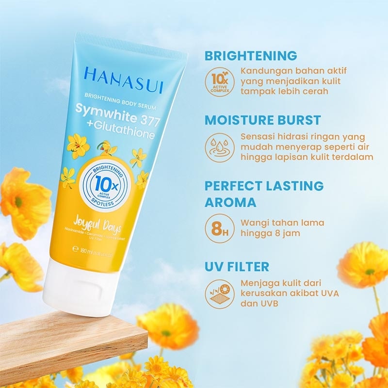 Hanasui Brightening Body Serum Happy Vibes 180ml