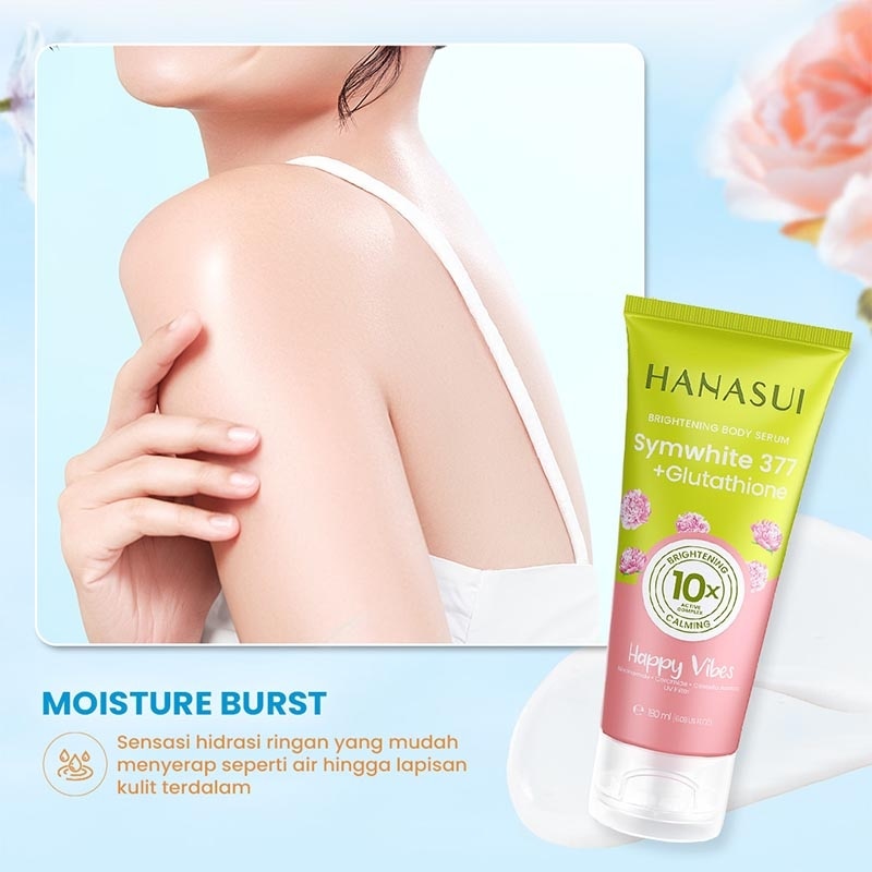 Hanasui Brightening Body Serum Happy Vibes 180ml
