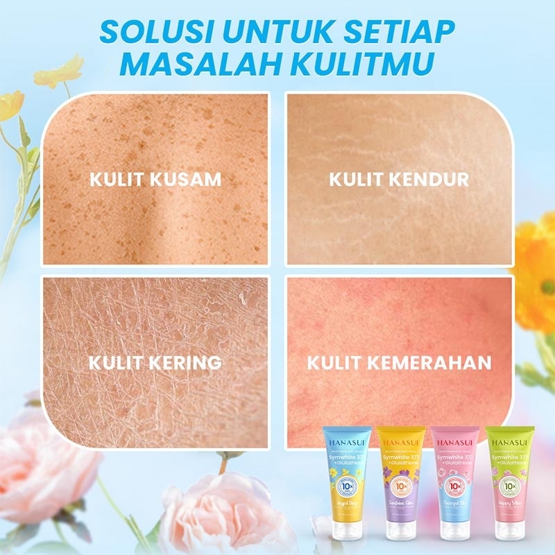 Hanasui Brightening Body Serum Happy Vibes 180ml