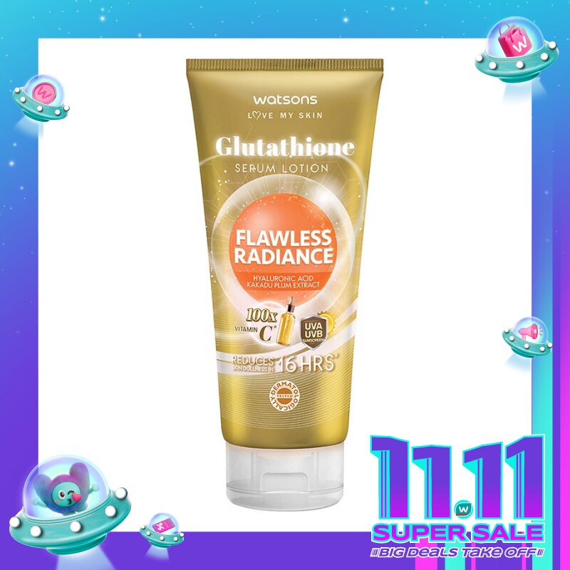 Watsons Glutathione Flawless Radiance Serum Lotion 330ml