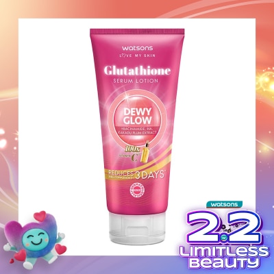 WATSONS Watsons Glutathione Dewy Glow Serum Lotion 330ml