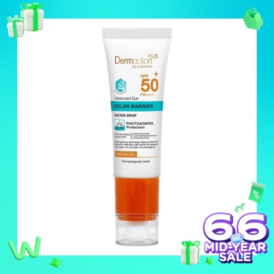 DERMACTION PLUS Dermaction Plus by Watsons Advanced Sun Solar Barrier Cream Gel SPF50+ PA++++ 40ml