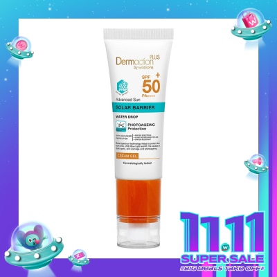DERMACTION PLUS Dermaction Plus by Watsons Advanced Sun Solar Barrier Cream Gel SPF50+ PA++++ 40ml
