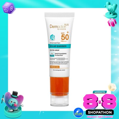 DERMACTION PLUS - Dermaction Plus by Watsons Advanced Sun Solar Barrier Cream Gel SPF50+ PA++++ 40ml image