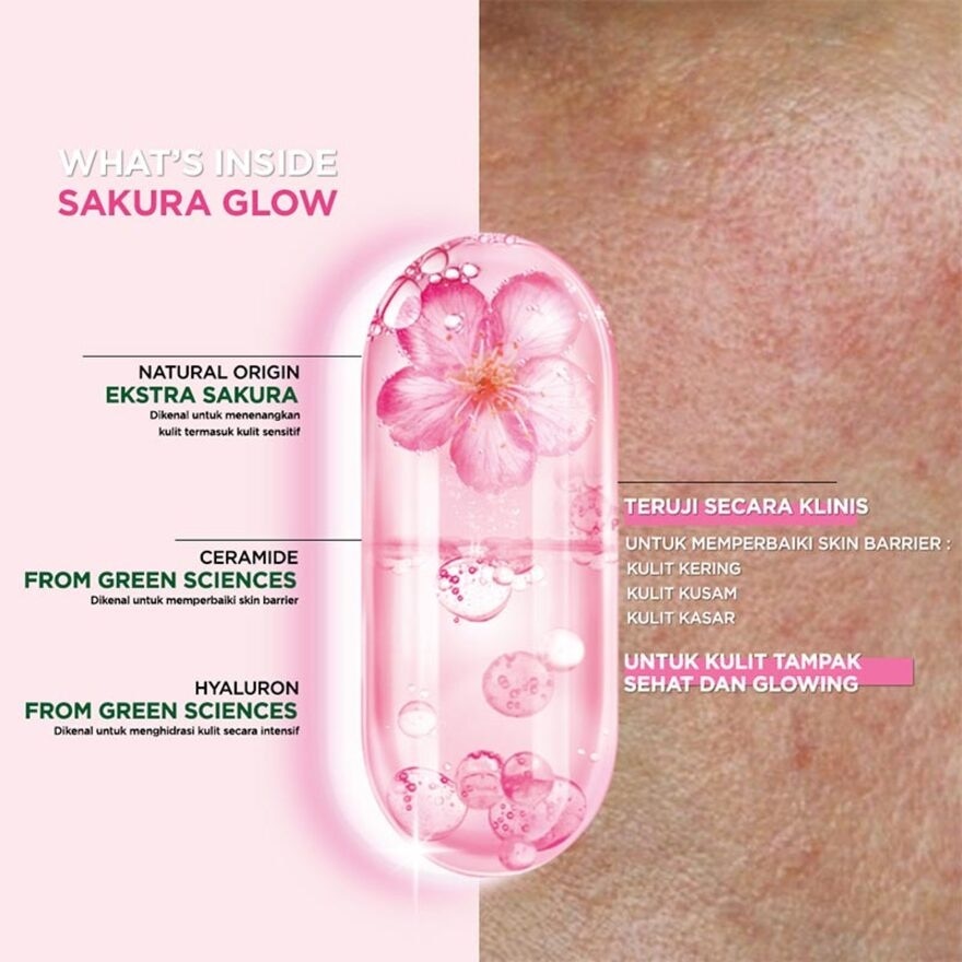 Garnier Sakura Glow Ceramide Water Gel 50ml