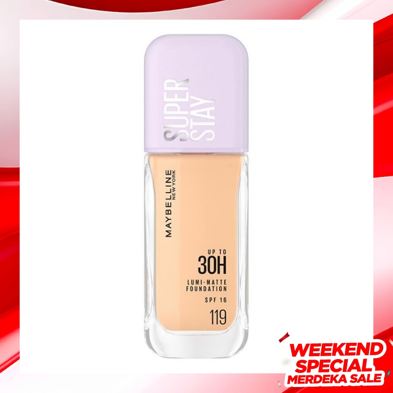 MAYBELLINE Maybelline Super Stay Lumi-Matte Foundation 119