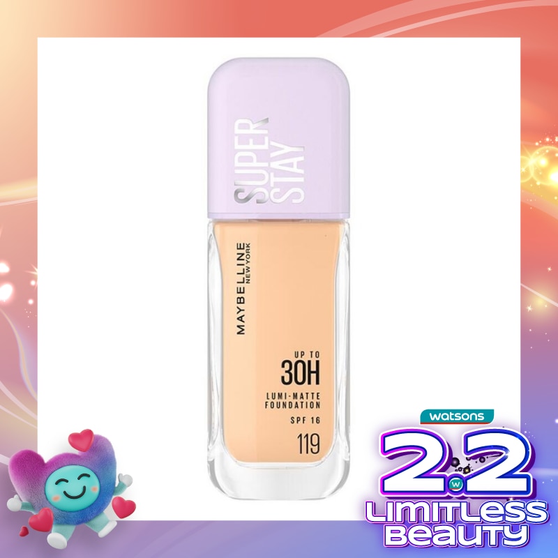 MAYBELLINE Super Stay Lumi-Matte Foundation 119