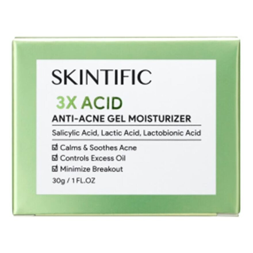 SKINTIFIC 3X A/ACNE CARE GEL MOIST 30GR