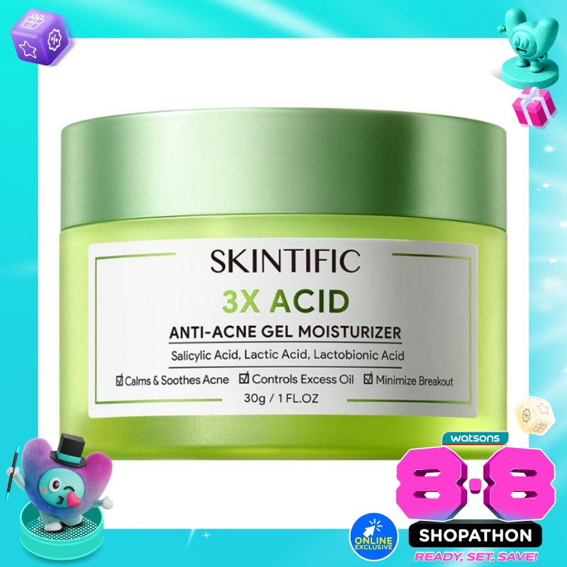 SKINTIFIC 3X A/ACNE CARE GEL MOIST 30GR image