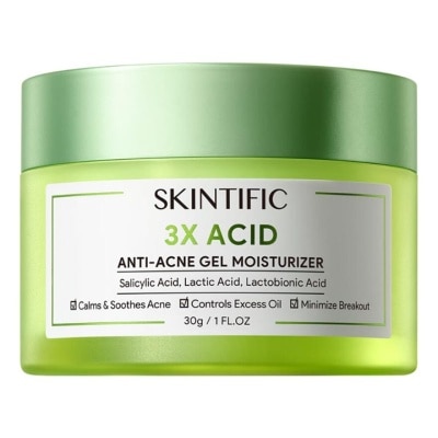 SKINTIFIC SKINTIFIC 3X A/ACNE CARE GEL MOIST 30GR