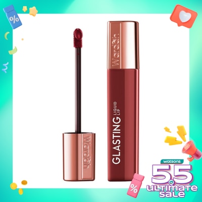 WARDAH Wardah Glasting Liquid Lip 08 Plush Pome 3.5g