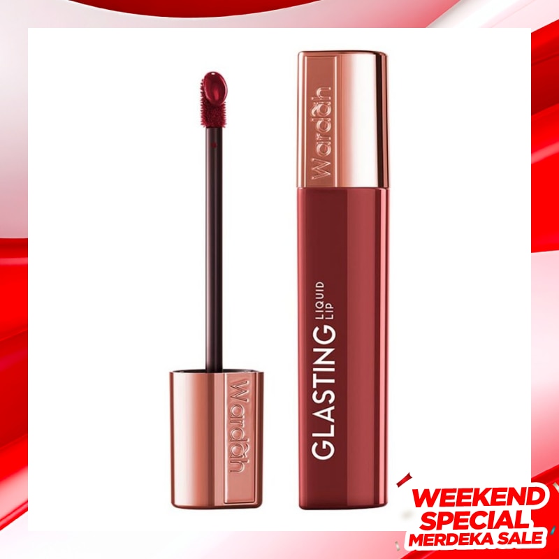 Wardah Glasting Liquid Lip 08 Plush Pome 3.5g