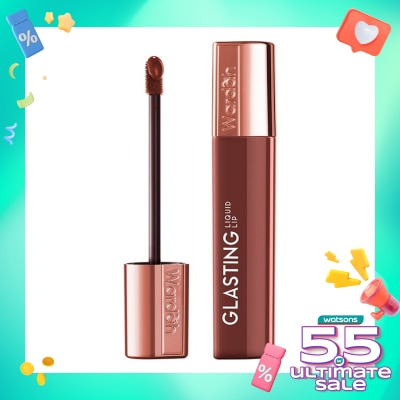 WARDAH Wardah Glasting Liquid Lip 09 Fudgy Toffee 3.5g