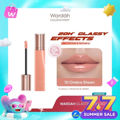 WARDAH - Lip Cream Glossy Glasting Liquid Lip 10 Ombre Sheen 3.5g