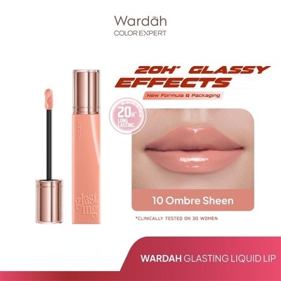 WARDAH - Lip Cream Glossy Glasting Liquid Lip 10 Ombre Sheen 3.5g