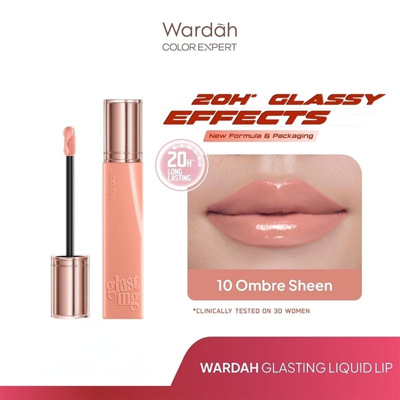 Lip Cream Glossy Glasting Liquid Lip 10 Ombre Sheen 3.5g image